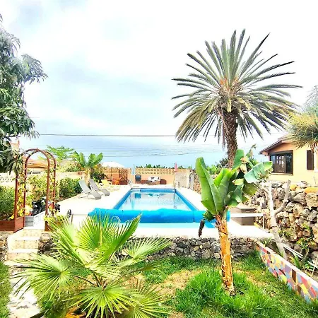 Casa Con Espectacular Piscina, Wifi Y Vista A Oceano Atlantico * Icod De Los Vinos